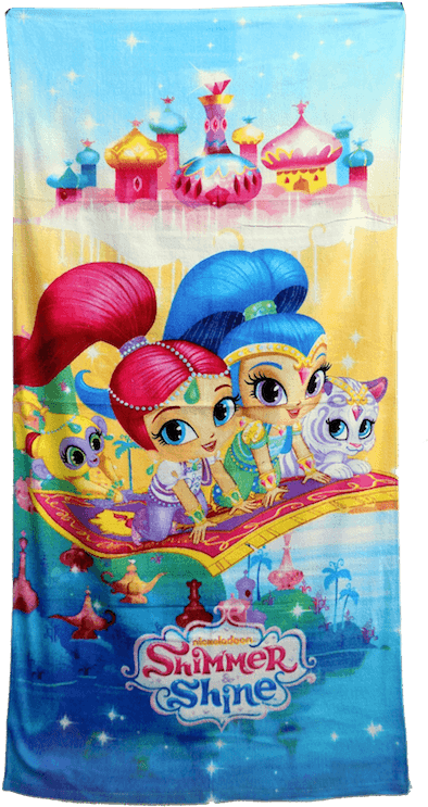 Shimmer And Shine Towel - Shimmer And Shine (420x766), Png Download