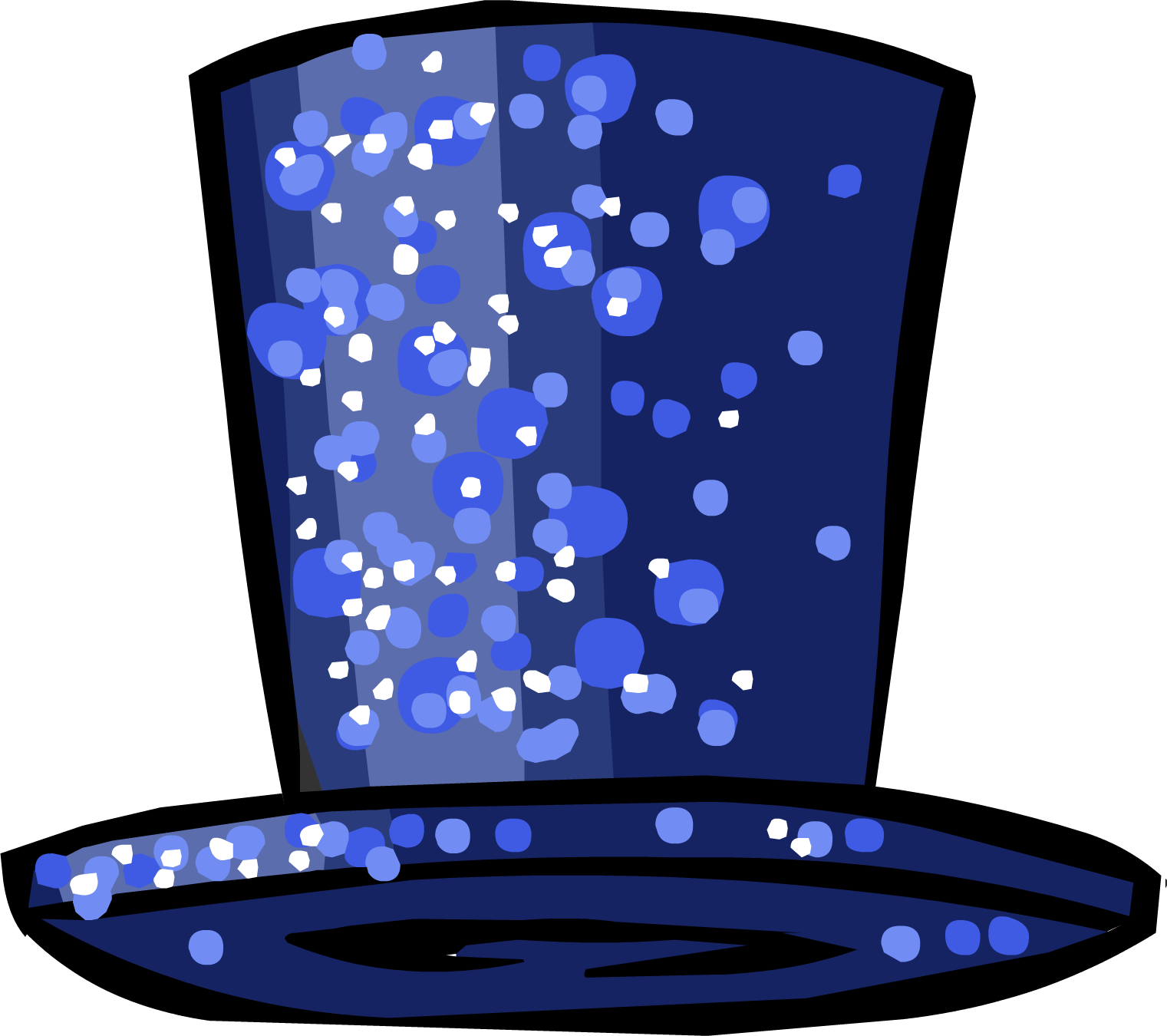 Dazzling Blue Top Hat - Blue Top Hat Transparent (1521x1350), Png Download