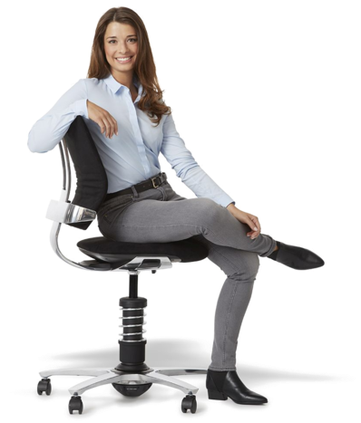 3dee People Women - People Sitting On A Chair (394x550), Png Download