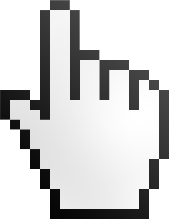 Hand Cursor Png Background Image - Computer Mouse On Screen (906x920), Png Download