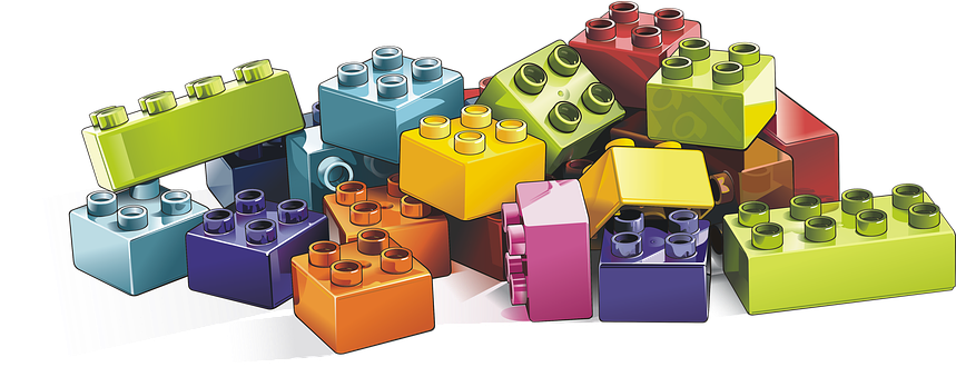 Lego, Building, Game, Toy, Drawing - Jeux De Construction Dessin (883x340), Png Download