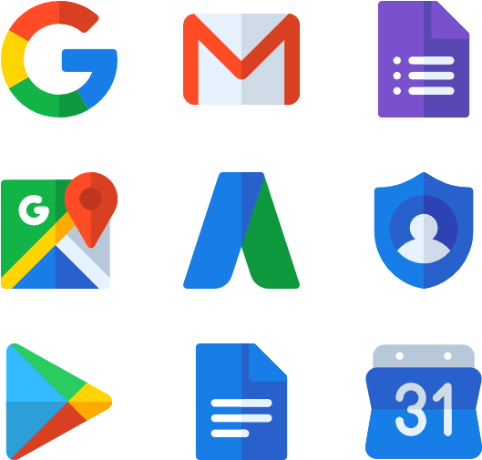 Google Suite 22 Icons - Google G Suite Icon (600x564), Png Download