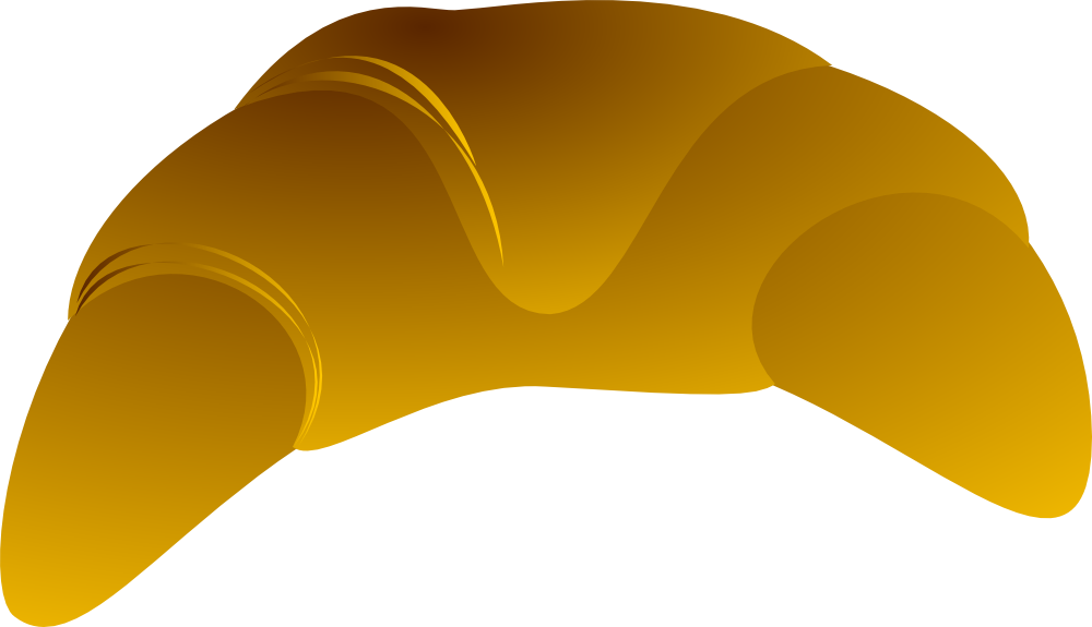 Croissant Clipart Variety - Croissant Clip Art (1000x575), Png Download