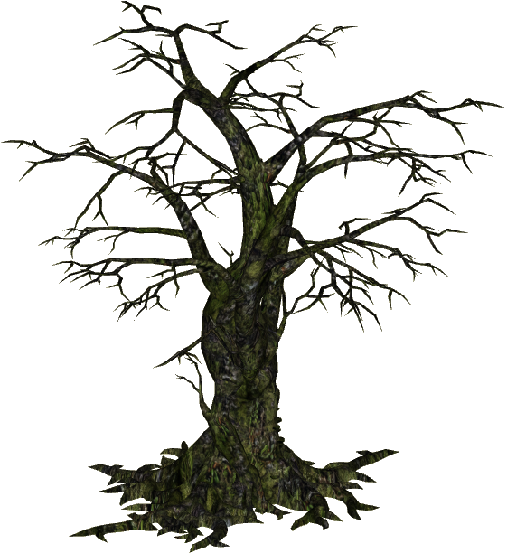 Image Creepy Tree Feral - Creepy Tree Png (611x611), Png Download