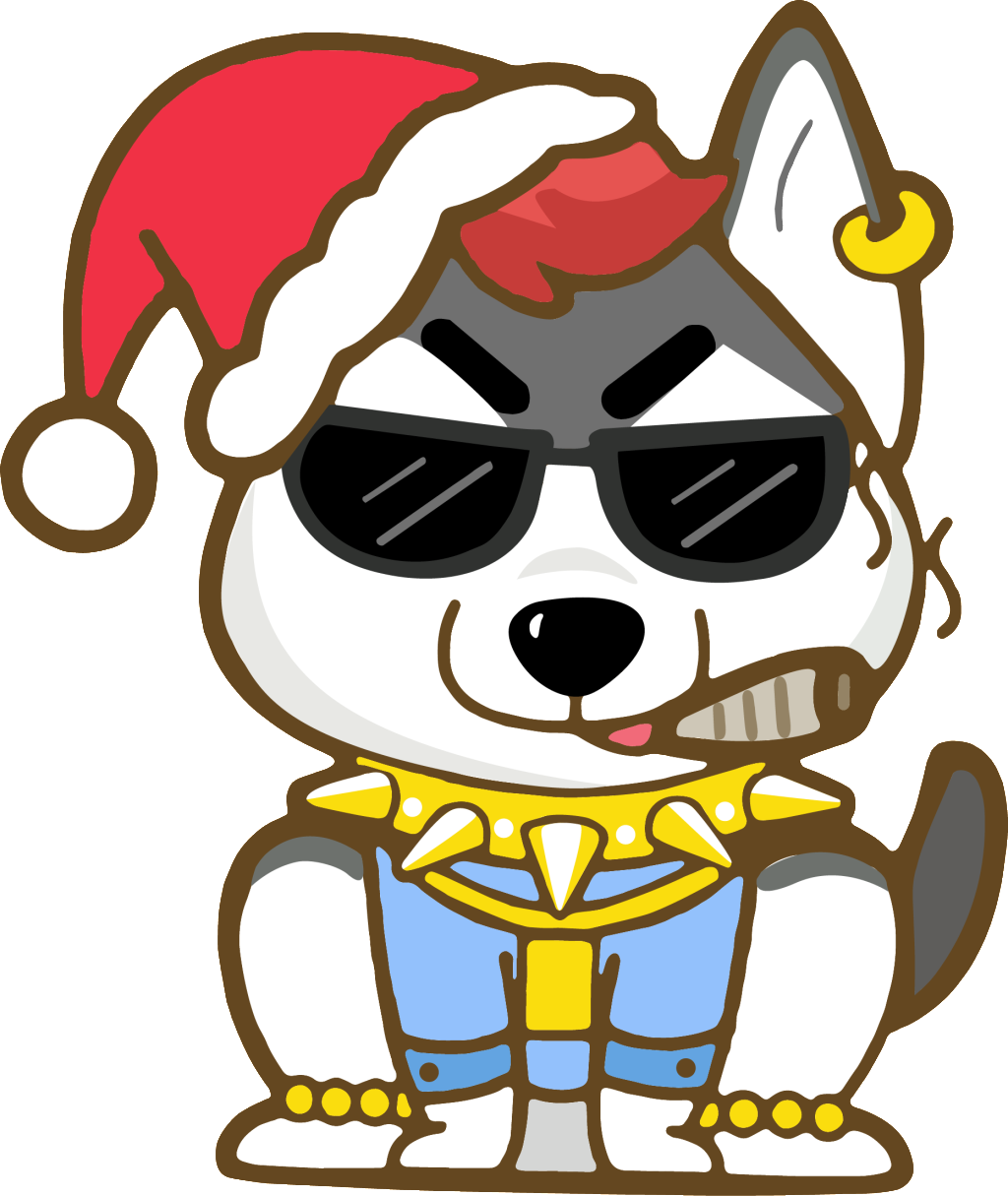Cartoon Dog Vector Illustration Hip Hop Style (1024x1215), Png Download