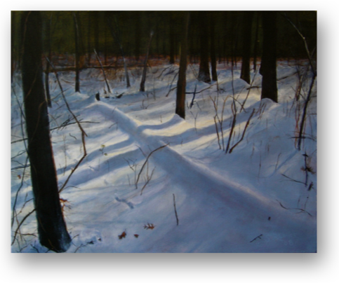 Fallen - 16"x20" - - Snow (483x404), Png Download