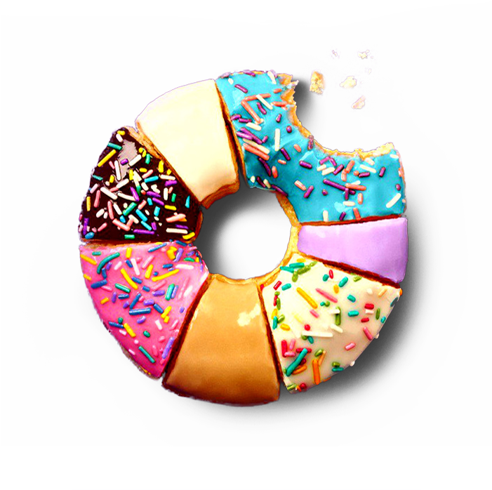 Doughnut Clipart Transparent Background - Donut With Transparent Background (480x486), Png Download