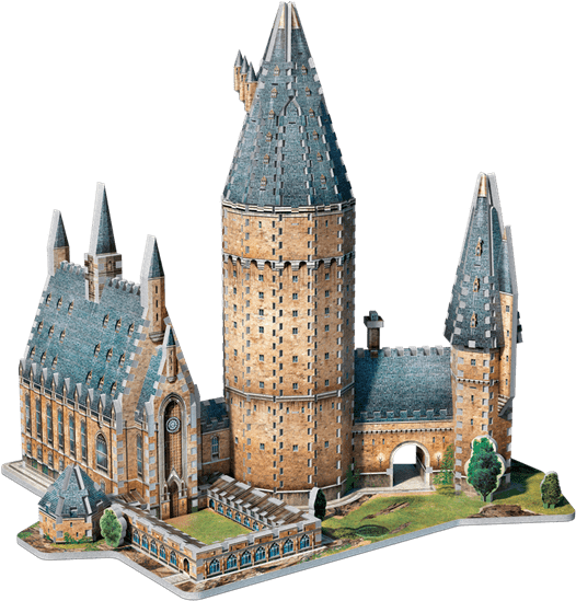 Hogwarts Castle Png - Harry Potter 3d Puzzle Great Hall (600x600), Png Download