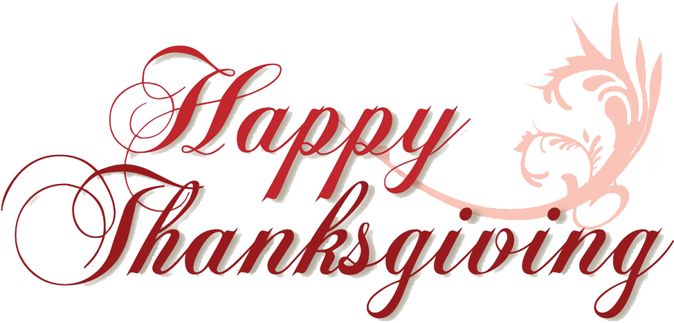Happy-thanksgiving - Happy Thanksgiving Transparent Background (1000x500), Png Download