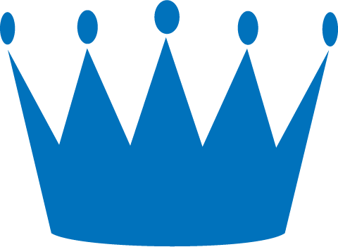 Blue Crown Logo Png (480x351), Png Download