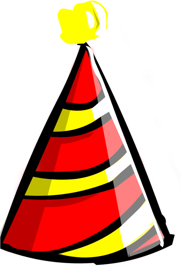 Platform Racing - Party Hat (634x946), Png Download