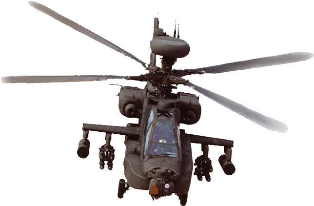 Army Helicopter Png File - Ah 64 Apache Png (662x436), Png Download