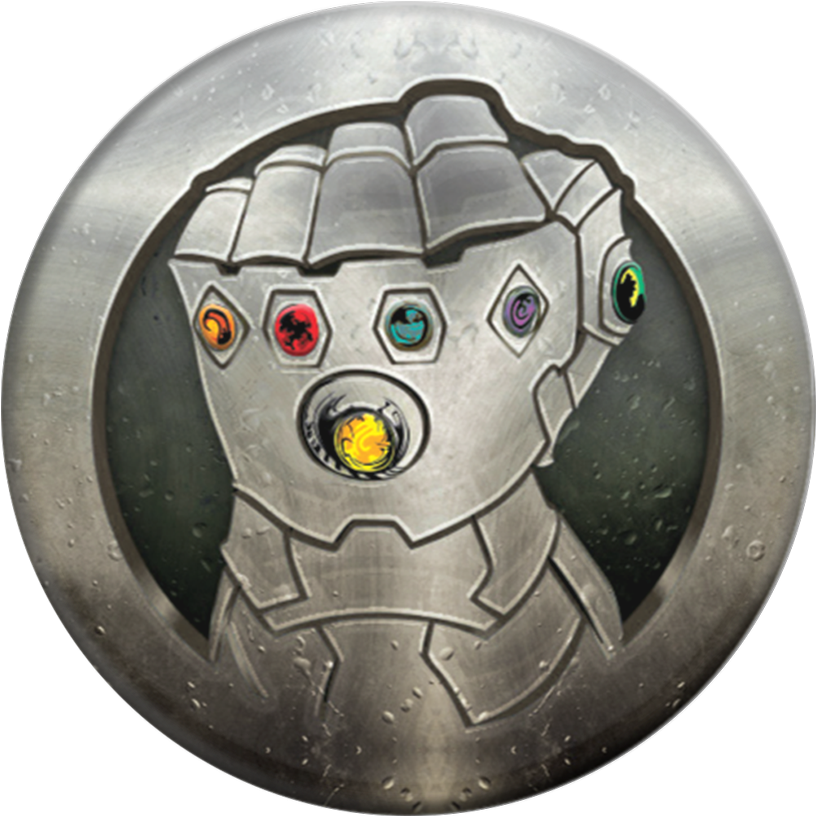 Infinity Gauntlet - Infinity Gauntlet Popsocket (1000x1000), Png Download