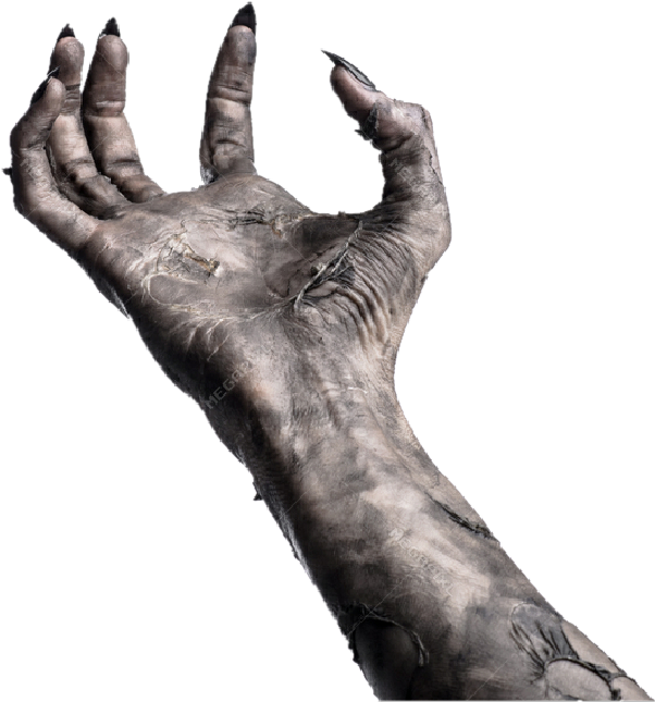 Creepy Witch Png Image Background - Creepy Hands (720x772), Png Download