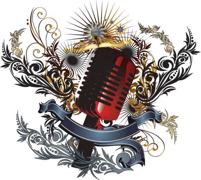 Mic - Microfono Hip Hop Png (694x622), Png Download