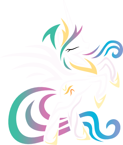 #107, Minimalist, Princess Celestia, Rearing, Safe, - Mlp Young Princess Celestia Fan Art (425x499), Png Download