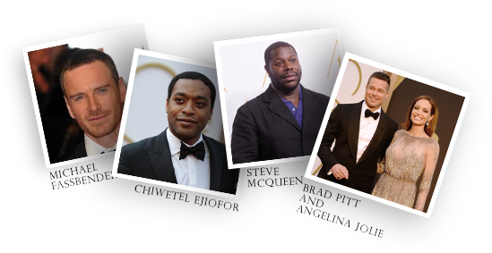 Brad Pitt And Angelina Jolie Celebrate His Best Picture - Tuxedo (549x283), Png Download