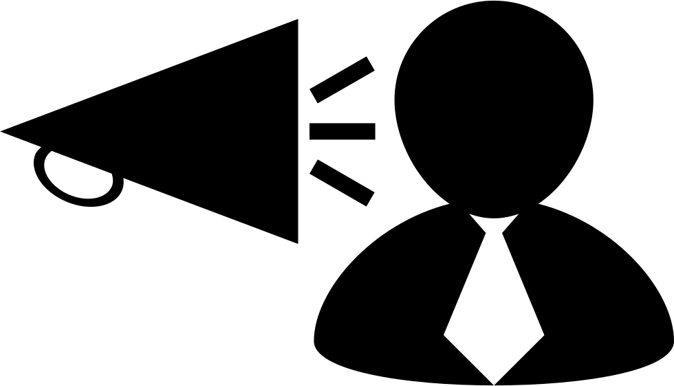 Man Listening The Sound Of A Speaker Comments - Education Silhouette (980x562), Png Download