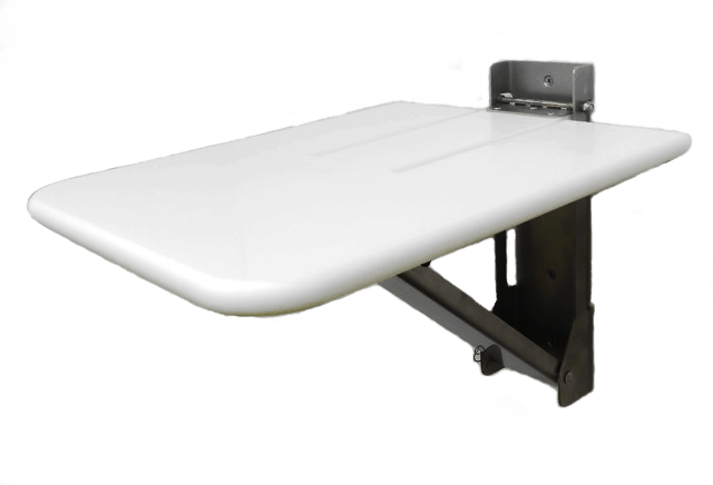 Gorgeous Wall Mounted Folding Chair And The Original - Folding Wall Chair (640x436), Png Download