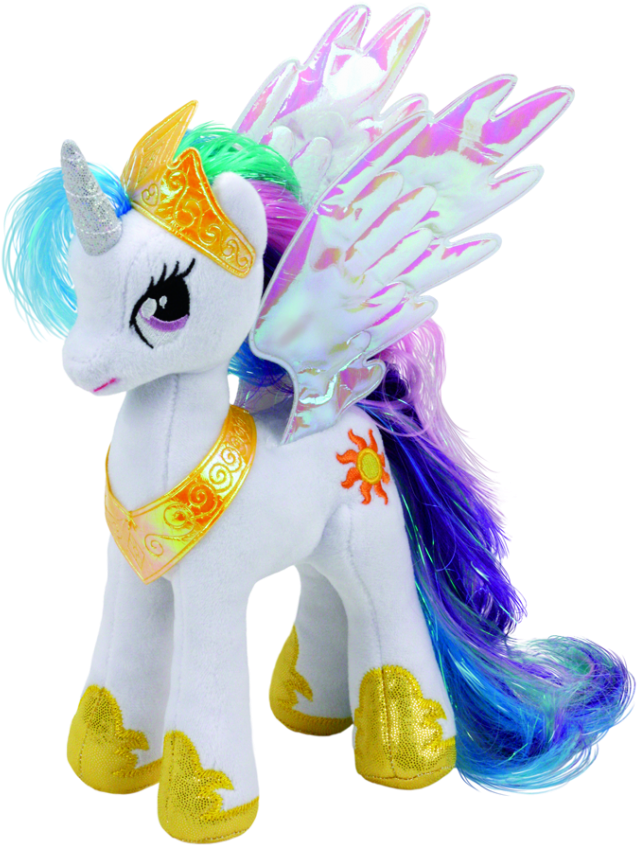 My Little Pony Princess Celestia Beanie Babies - Princess Celestia My Little Pony (650x852), Png Download