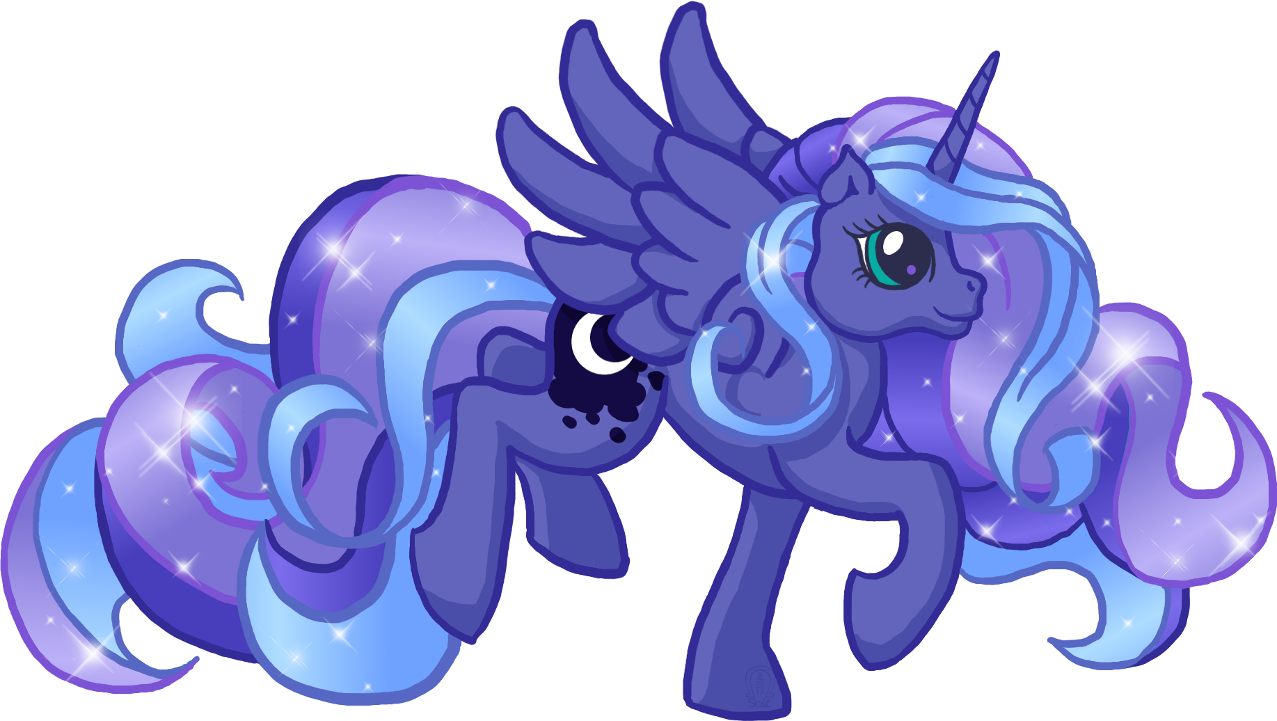 G3 Princess Luna - Princess Luna (1835x1036), Png Download