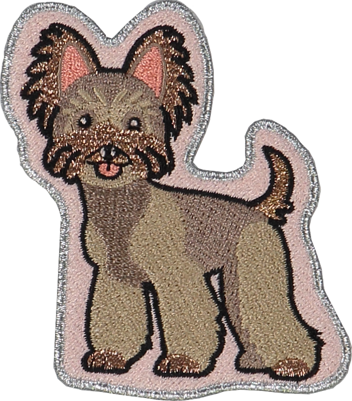 Yorkie Sticker Patch - Chihuahua (702x799), Png Download