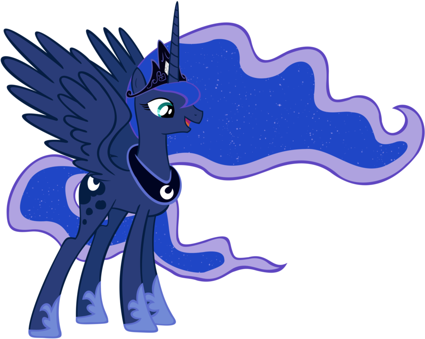 Fanmade Princess Luna Full Magic By Draikjack - Mlp Luna Grown Up (900x810), Png Download
