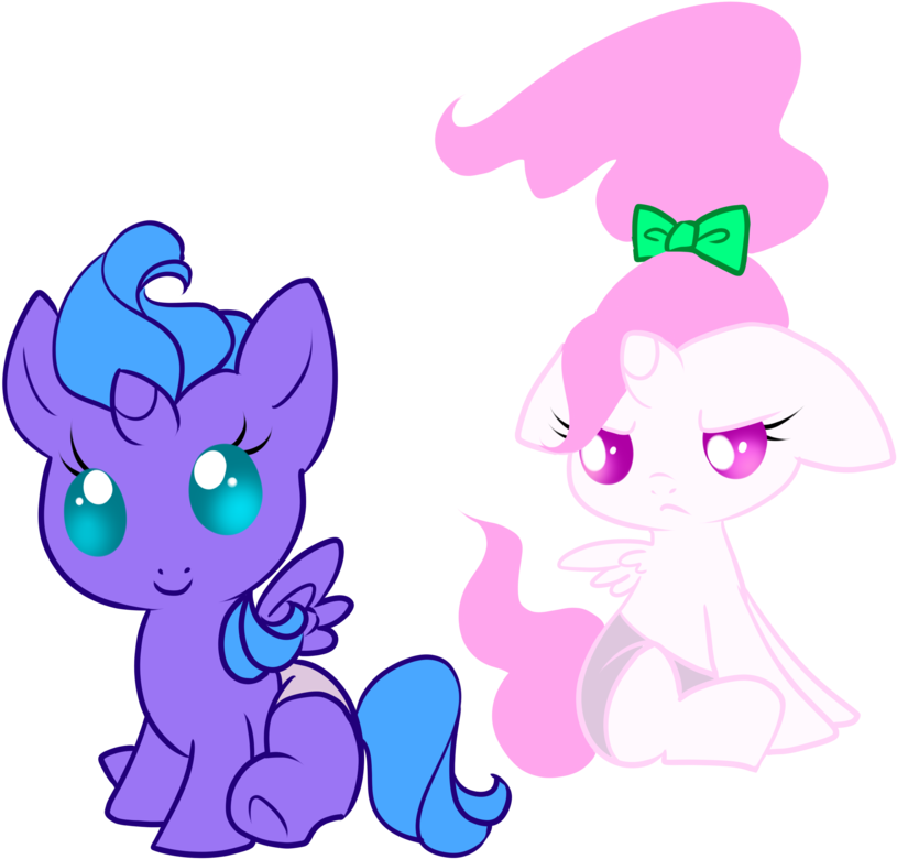 Baby Princess Woona And Celly By Sakuyamon - Princess Celestia (900x878), Png Download