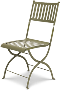 Ethimo Elisir Folding Chair – Mud Grey (800x600), Png Download