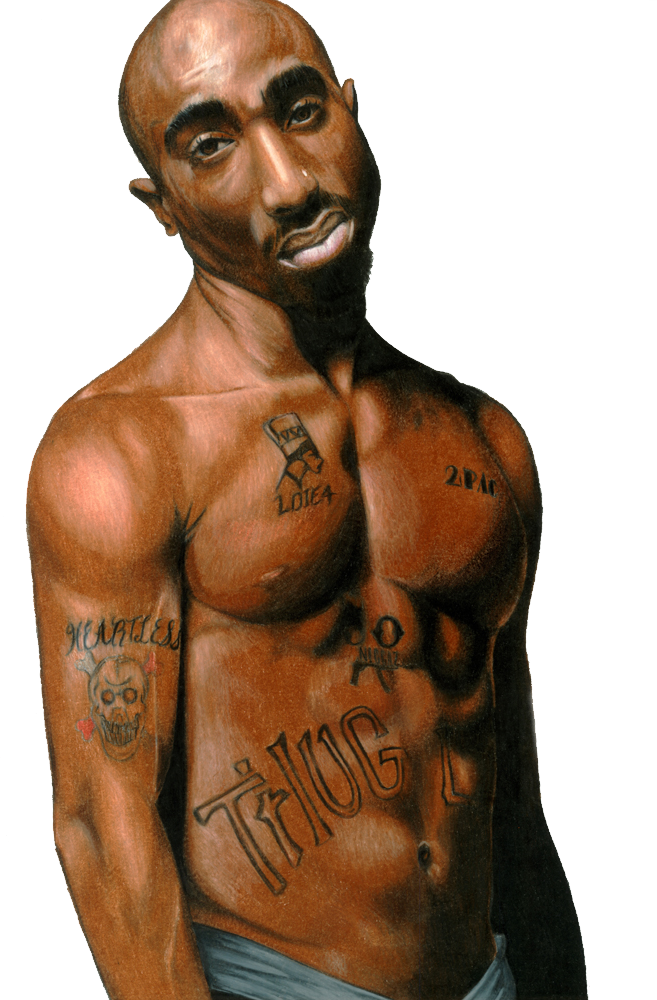 Tupac Png (657x1000), Png Download