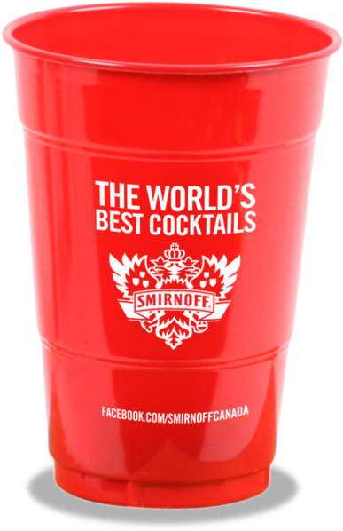 Smirnoff Kegcup - Hair (1000x647), Png Download