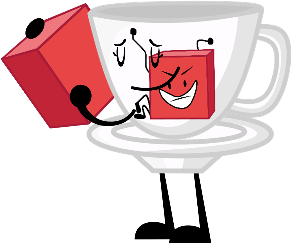 Blocky Cup's Pose 1 - Wiki (1003x839), Png Download