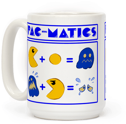 Pac-matics Coffee Mug - T-shirt (484x484), Png Download