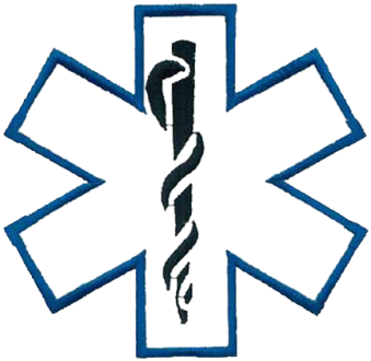 Large Patch Only - Star Of Life Outline (400x400), Png Download