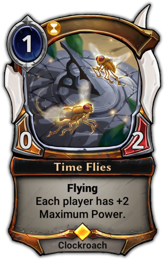 Time Flies - Eternal Card Game Tavrod (529x832), Png Download