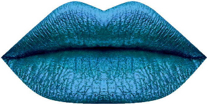 Liquid Lipstick N°31 ~robo Blue~ - Transparent Blue Lips (680x680), Png Download