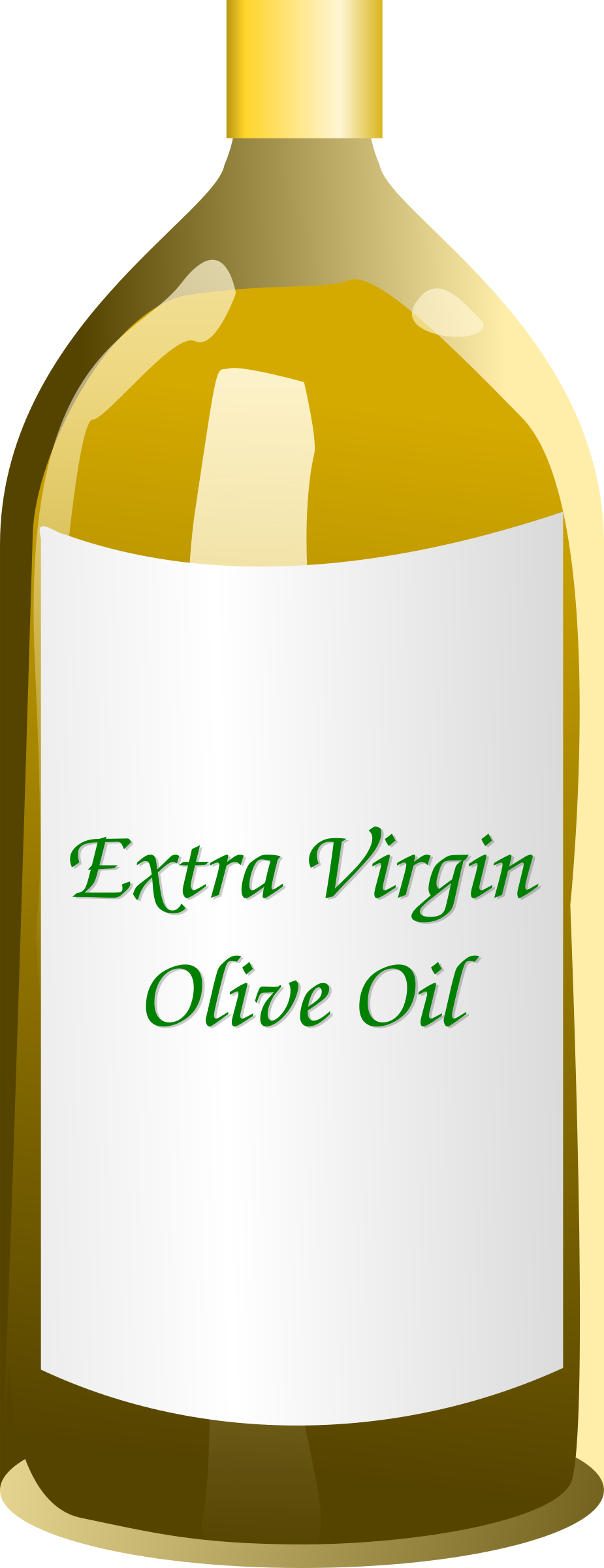 Clipart Extra Virgin Olive Oil Bottle - Clipart Olive Oil (925x2400), Png Download