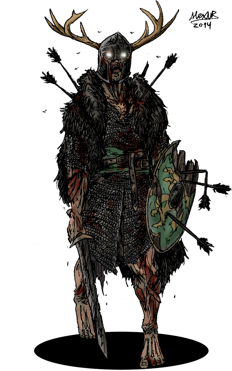 Undead Lord Of Flies Alternate - Ghoul Undead (933x1315), Png Download