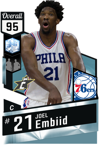 Joel Embiid Diamond Card - Markelle Fultz Nba Card (325x475), Png Download