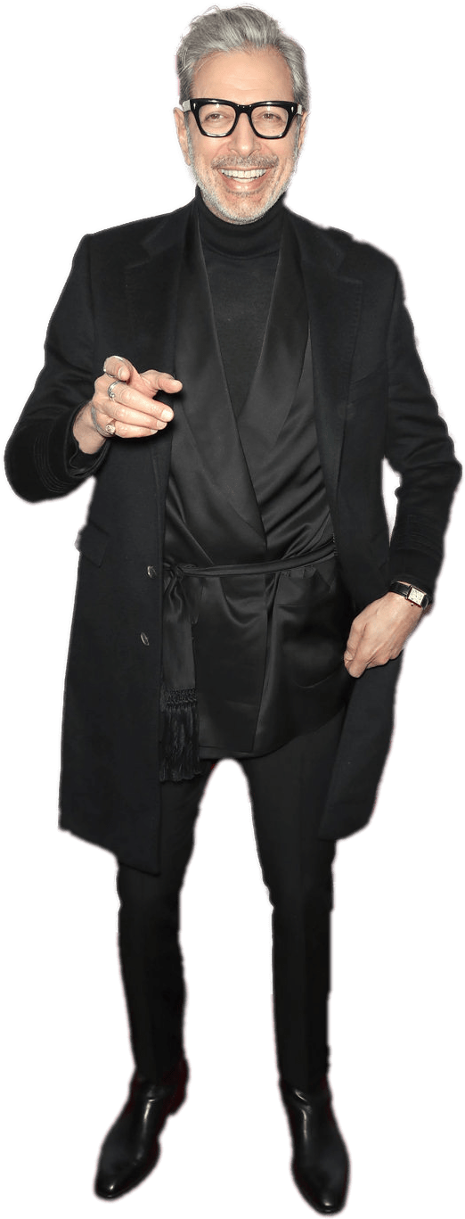 At The Movies - Jeff Goldblum Transparent (1000x1500), Png Download