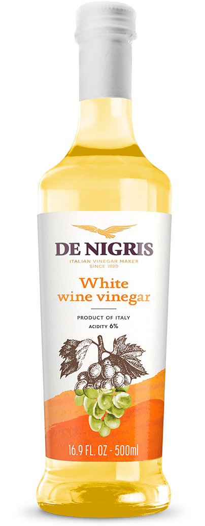 Italian White Wine Vinegar - De Nigris Wine Vinegar, White, 500ml (828x1037), Png Download