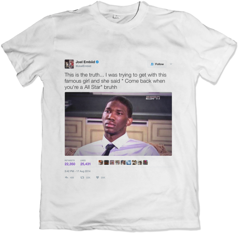 Joel Embi - Lift Yourself Meme Kanye (1015x1024), Png Download