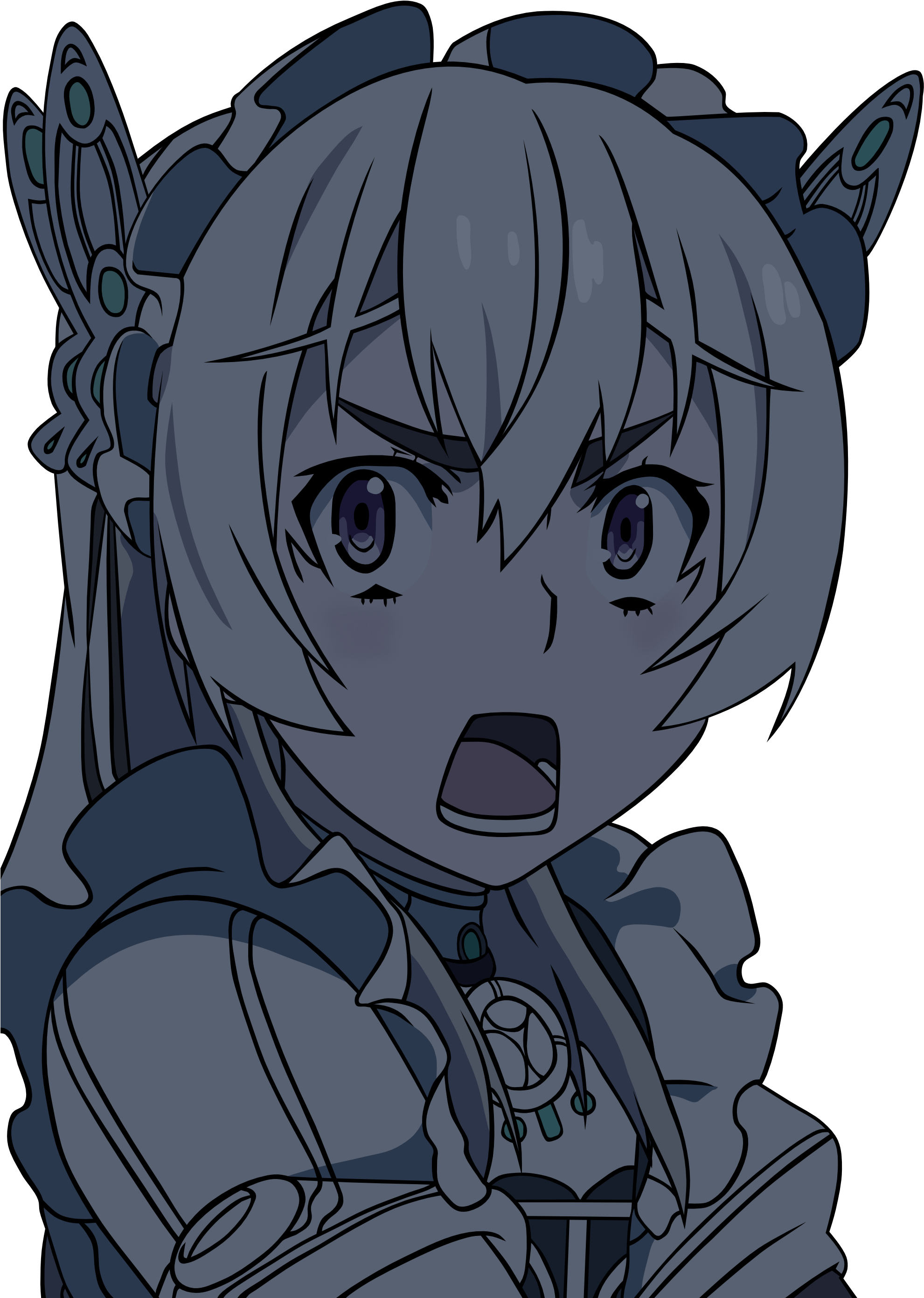 Completed The First Vector I've Done In Years - Hitsugi No Chaika Transparent (1988x2797), Png Download