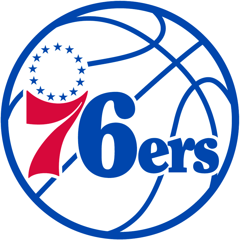 76ers Team History - Philadelphia 76ers Logo (820x820), Png Download