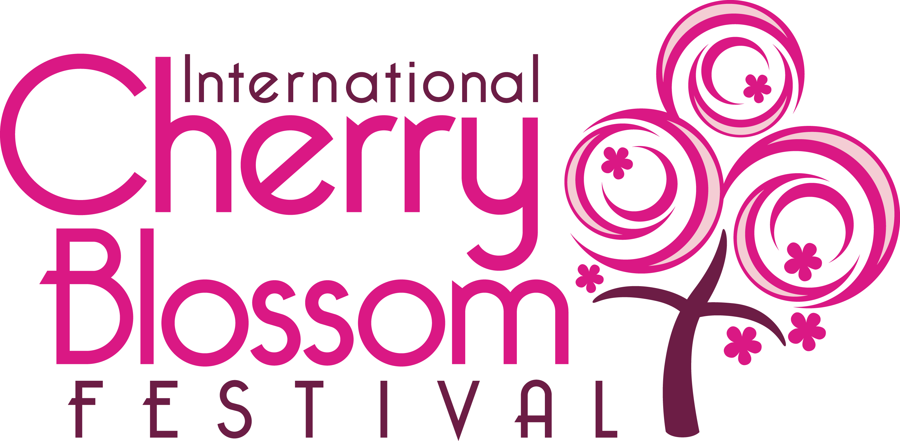 International Cherry Blossom Festival - Cherry Blossom Festival 2017 Macon Ga (2983x1464), Png Download