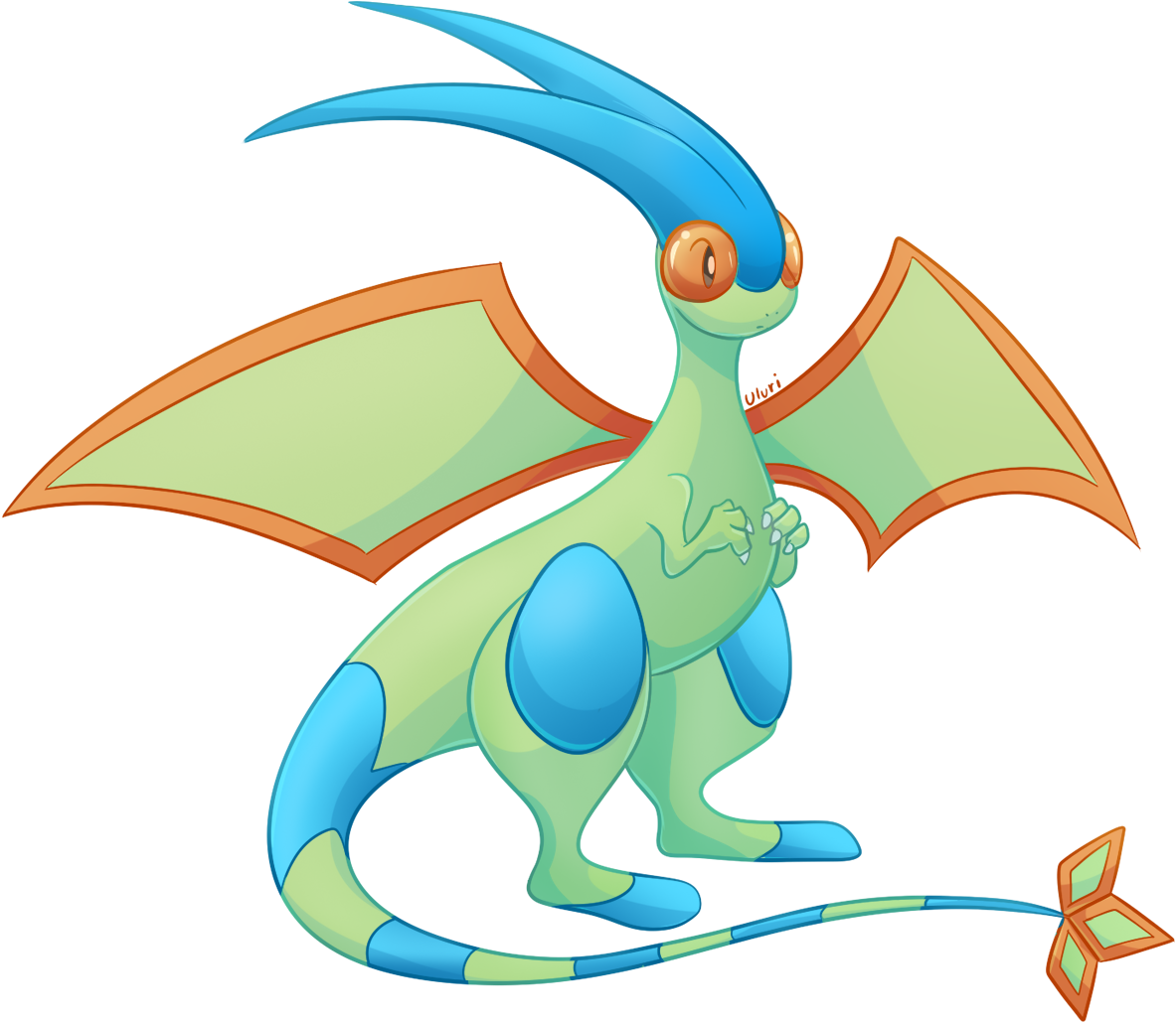 Shiny Flygon (1200x1055), Png Download