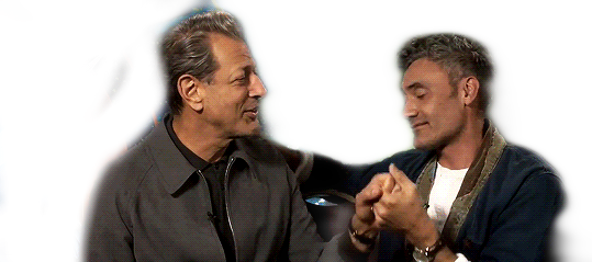 Taikawaititi Jeffgoldblum Thorragnarok Freetoedit - Clarenbach Wuppertal (539x239), Png Download