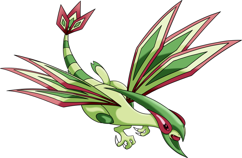 Flygon Swift Pokédex - Sprites Pokemon Flygon (800x523), Png Download