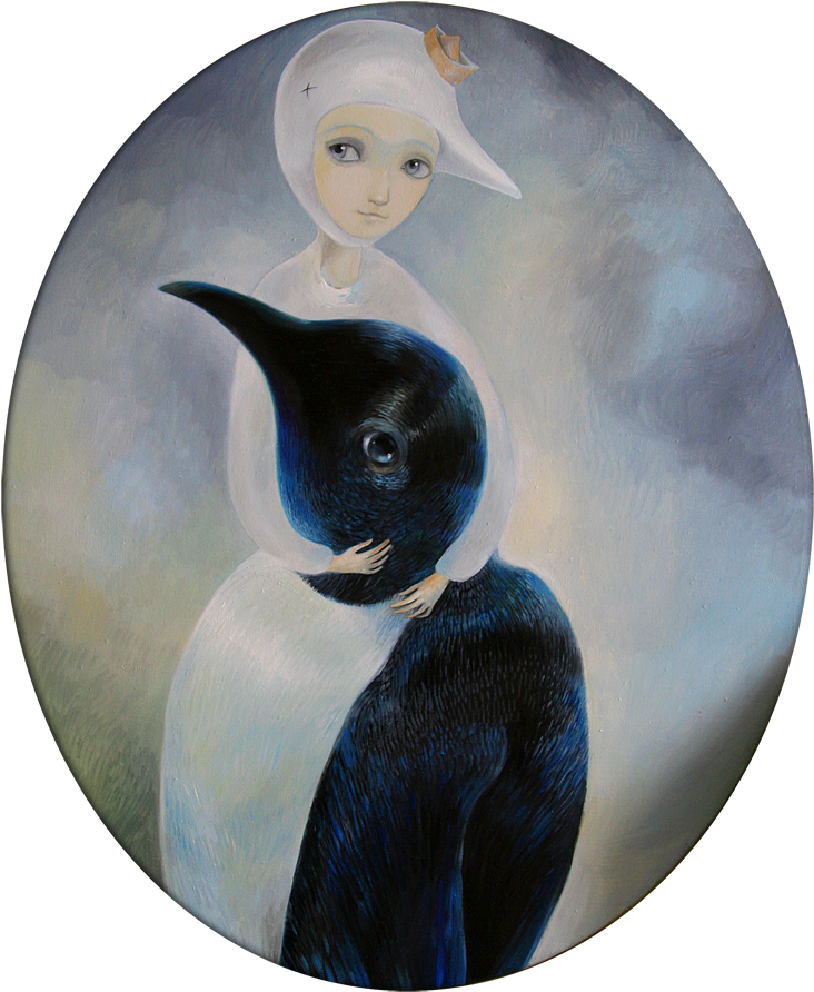 Avis 50 X 60&nbsp - Oil Painting (800x1011), Png Download