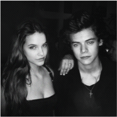 Harbara - Harry Styles And Barbara Palvin (500x500), Png Download